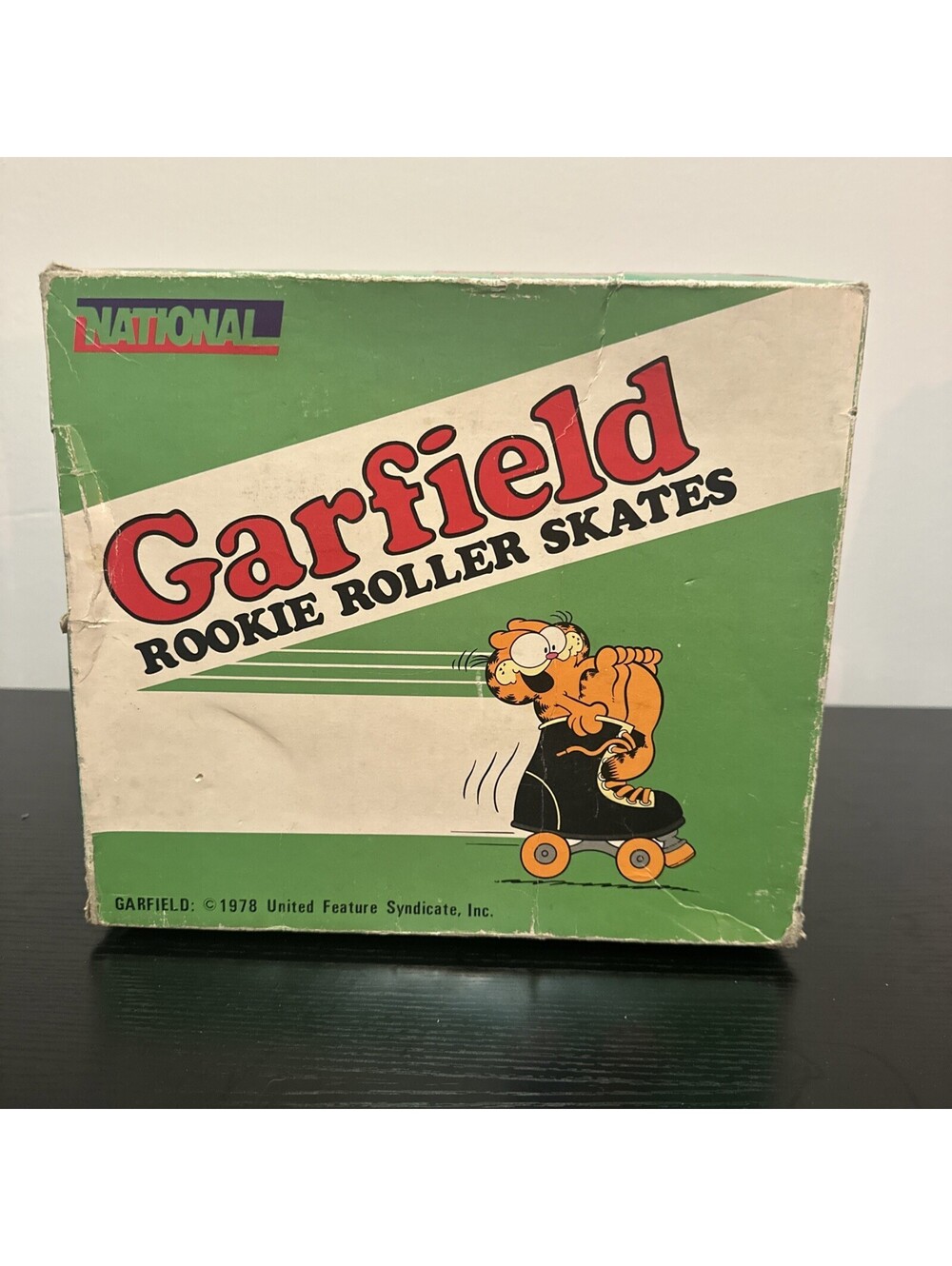 Vintage 1978 National Garfield The Cat Roller Skates Boys Size 1 RARE